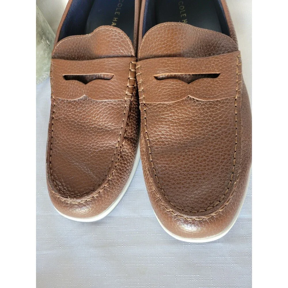 Cole Haan Nantucket Penny Loafer Men’s Size 9.5 Brown Leather C28514